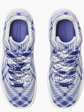 Burberry Blue & White Sneakers